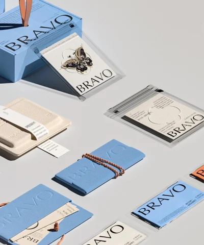 古典浪漫的法式刺绣服装品牌VI设计 - 女性品牌设计师樱子